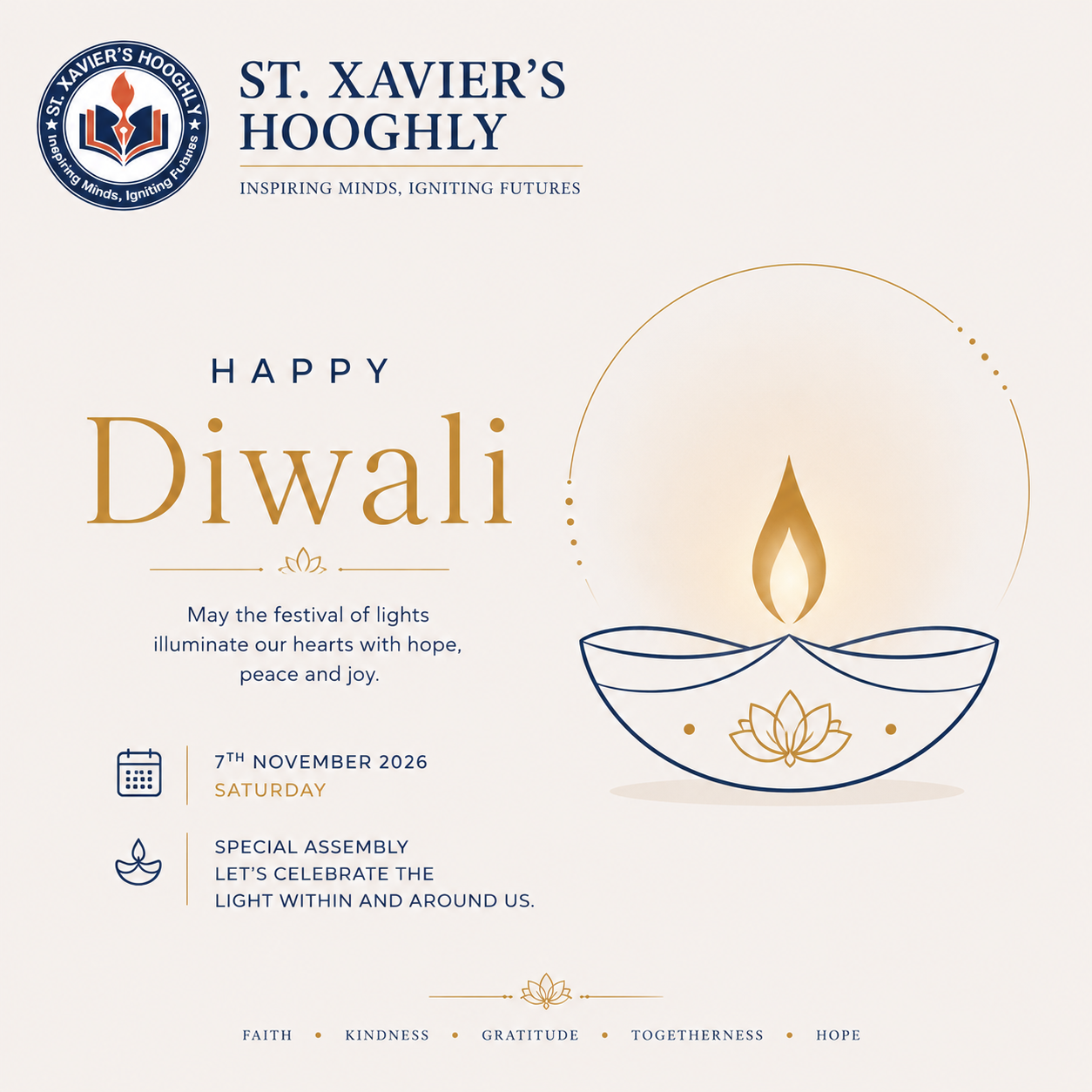 Diwali Celebration (Special Assembly)